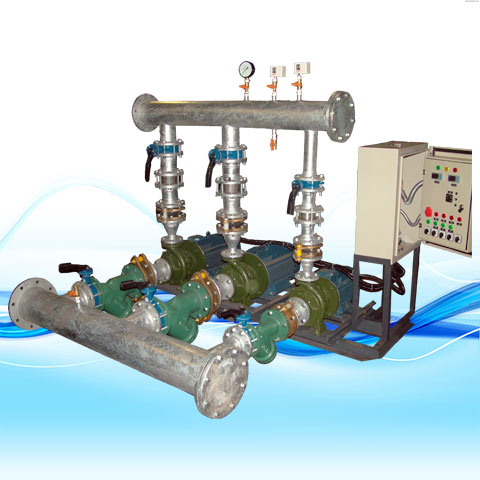 BOOSTER PUMP WITH CLOSED-COUPLED HORIZONTAL KOUSHESH PUMPS